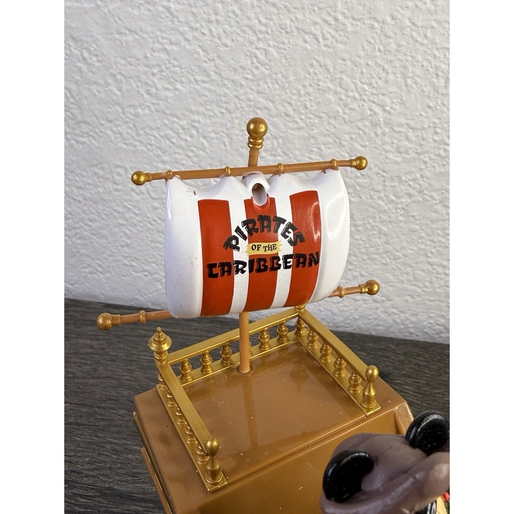 Disney Parks Pirates of the Caribbean Mickey Pullback Pirate Ship toy - Picture 3 of 11